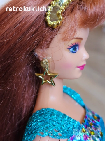 Ретро кукла Барби Barbie Jewel Hair Mermaid Midge 1995, снимка 9 - Кукли - 55049860