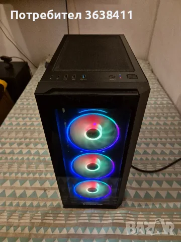 Геймърски компютър гаранция/i3 9100f 8GB,GTX 1650 4GB, 128GB SSD, 1TB HDD, снимка 4 - Геймърски - 55580042