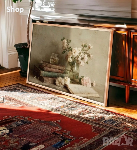 Антична картина 🎨, снимка 2 - Картини - 55071965