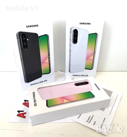 НОВ! Samsung Galaxy A56 5G 128GB Graphite / Pink / Gray 2г.ГАРАНЦИЯ!