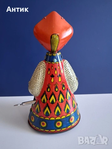 Две Стари Ламаринени Играчки Аленушка Пате от Соца, снимка 7 - Колекции - 55075953