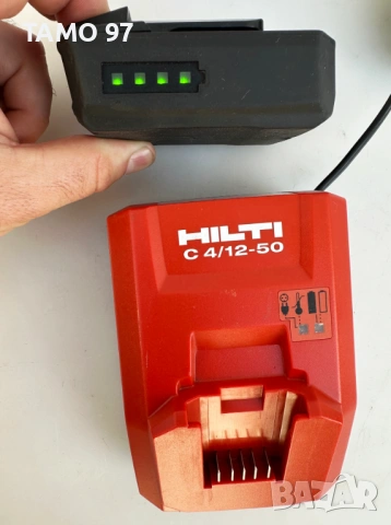 Hilti PM 20-CG A12 - Линеен лазер със зелен лъч като нов!, снимка 6 - Измервателни инструменти - 54716056