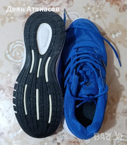 Сини маратонки Adidas Duramo 42 номер, снимка 4 - Спортни обувки - 55577645