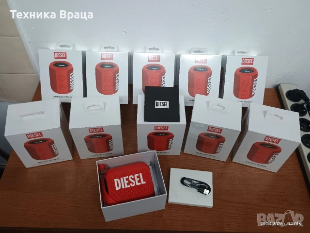 Bluetooth колонка DIESEL. 10 бр. Чисто нови с фолиото на кутиите. Неразопаковани! , снимка 9 - Bluetooth тонколони - 54038607