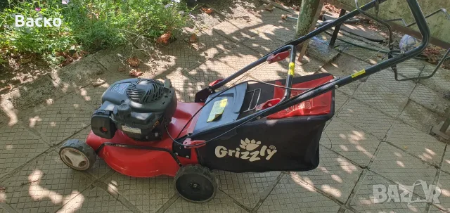 Бензинова косачка с кош и двигател Briggs Stratton внесена от Германия , снимка 7 - Градинска техника - 55501578
