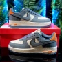  👟Мъжки Маратонки Nike Air Force 1 сиво с оранжево 36 37 39 номер, снимка 1