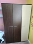 Трикрилен гардероб 118х186х50, снимка 1