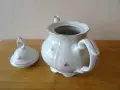 Чайник и захарница Барок български порцелан Сталин Видин 1957 г, снимка 4