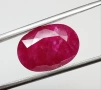 РЯДКО СЪКРОВИЩЕ – 10.54 карата ярък Hot Pinkish Red рубин от Мозамбик!, снимка 8