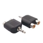 HiFi стерео аудио превключвател 2x1/1x2 – RCA & 3.5 мм жак суичър с Mute бутон за PC и аудио 10472, снимка 15