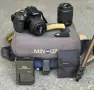 Цифров фотоапарат Nikon D3300 DSLR 24.2MP + 2 NIKKOR VR ОБЕКТИВА + Статив + Чанта, снимка 2