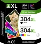 Ново 304 XL мастило за HP Envy 5020 5030 DeskJet 2630 3760 комплект тонер принтер печат, снимка 1