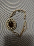 сребърна гривна с кехлибар. , снимка 1