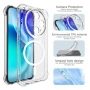 imak Магнитен TPU калъф за vivo X300 с airbag защита и протектор – Прозрачен, снимка 5