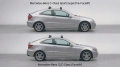 Mercedes w203 Coupe и CLC cl203 - Оригинален багажник за покрив (напречни греди, релси, рейлинг), снимка 2