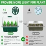 YAUNGEL мини оранжерия с LED лампи комплект 4 бр., снимка 3
