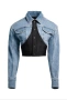 H&M x Mugler denim jacket дънково яке, снимка 1