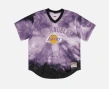 тениска тип джърси Mitchell & Ness Los Angeles Lakers Tie-Dye Mesh размер Л, снимка 3