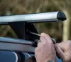 Алуминиеви греди за багажник Audi Flush Rails 120 см 90 кг с ключалки, снимка 9