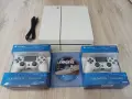 Снежнобял PlayStation 4 500GB Glacier White / 2 Нови Джойстика / Плейстейшън 4, снимка 1