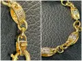 Златна гривна Chanel Шанел 14 карата 585 zlatna grivna  gold , снимка 9