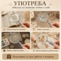 Комплект сребристи ретро ръчни лупи 6 броя с увеличения 4X до 10X за четене и подарък, снимка 3