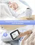 GHB Бебефон 4.3-инчов LCD екран Бебешка камера с 2 камери Ротация на 350° , снимка 6