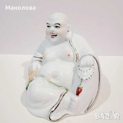 Порцеланова статуетка Buddha Ho Tai , снимка 2 - Колекции - 55289251