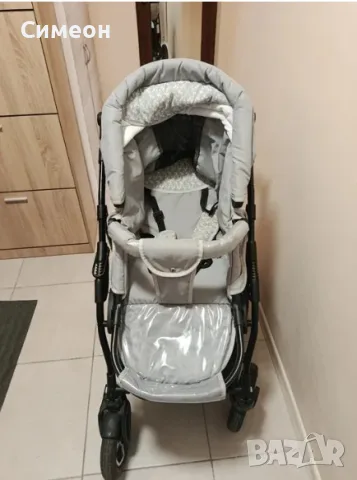 Бебешка количка Domino SILVER BIJOU - NIO, снимка 3 - Детски колички - 55293982