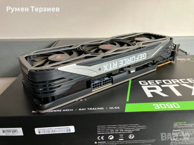 PNY GeForce RTX 3090 24GB, снимка 4 - Видеокарти - 54363353