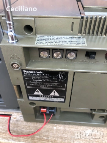 Радиокасетофон Panasonic RX-C60, снимка 10 - Радиокасетофони, транзистори - 54373599