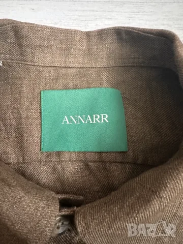 ANNARR 100% лен риза/яке L, снимка 6 - Ризи - 55602876