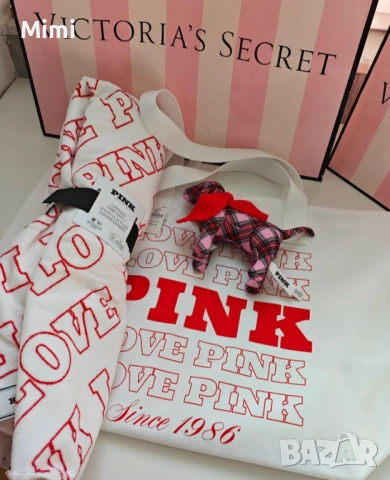 Victoria's Secret оригинална голяма червена/ черна чанта, снимка 12 - Чанти - 53060287