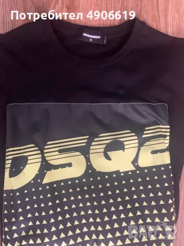 Ефектна мъжка тениска Dsquared2 DSQ2 (Размер XL) – КАТО НОВА!, снимка 7 - Тениски - 55542288