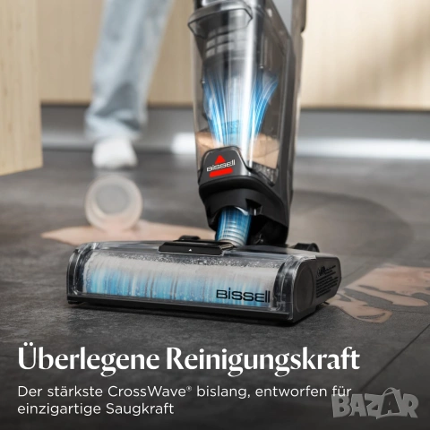 Безжична Прахосмукачка и Моп Bissell CrossWave OmniForce 3912N (Сухо и Мокро Почистване, Турбо Режим, снимка 3 - Прахосмукачки - 55235752