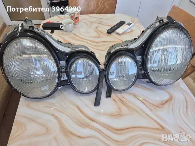 Оригинални фарове HELLA за Мерцедес Еклас W210 преди фейстлифт за части 