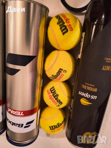 Тенис топки Wilson,Babolai , RolandGarros,Us open , снимка 5 - Тенис - 54012092