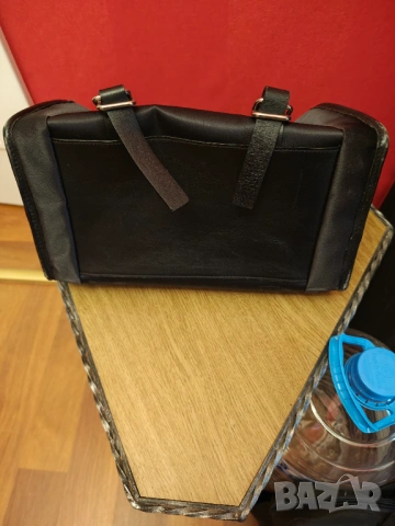 Calvin Klein Чанта естествена кожа и плат, снимка 6 - Чанти - 54370208