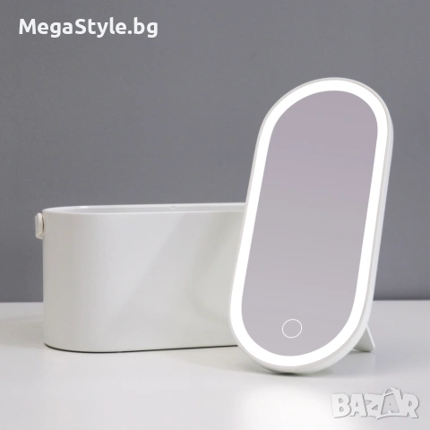 Козметичен куфар с димиращо LED огледало (USB)