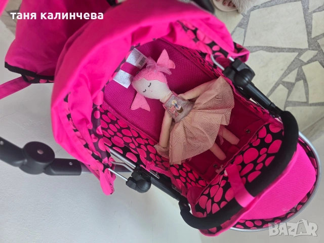 Количка Мони ,за кукли със зимен летен кош + подарък, снимка 5 - Кукли - 55059855