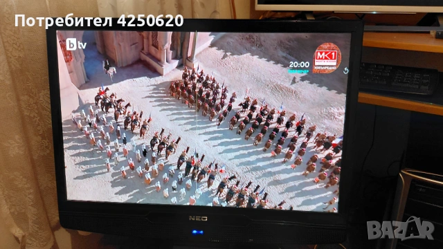 Малък лед телевизор монитор нео 22 инча с тънка жълта черта, снимка 9 - Телевизори - 54182052