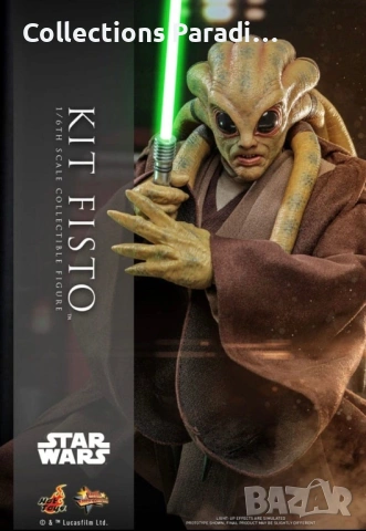 Hot Toys Star Wars Kit Fisto статуя фигура, снимка 2 - Колекции - 54126470
