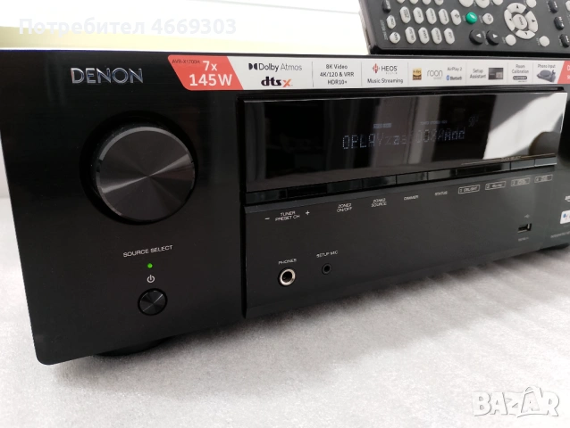 Denon AVR X 1700H  7.2  8K , снимка 3 - Ресийвъри, усилватели, смесителни пултове - 54227178
