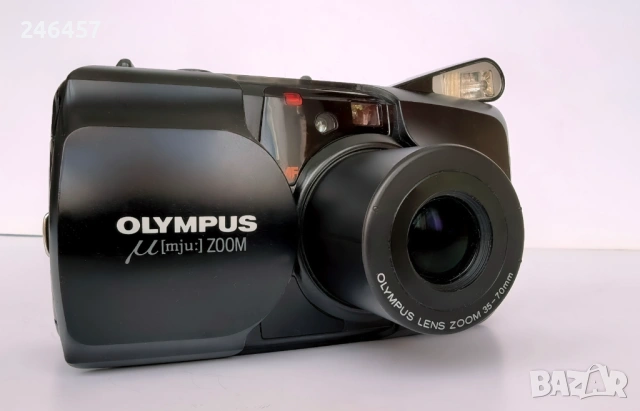 Филмов фотоапарат Olympus Mju Zoom - като нов, снимка 3 - Фотоапарати - 54571908