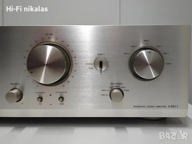 стерео усилвател ретро Hi-Fi ONKYO A-9511, снимка 3 - Ресийвъри, усилватели, смесителни пултове - 55587663