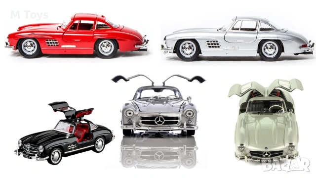 Метален модел Mercedes-Benz 300 SL 1954 –, снимка 2 - Коли, камиони, мотори, писти - 54490329
