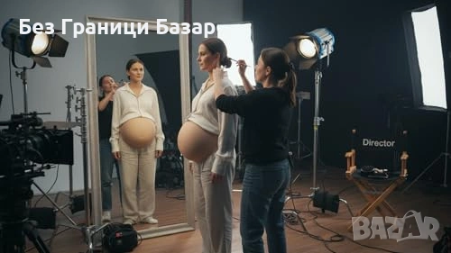 Нов Изкуствен корем за бременност 8-10 месец реалистичен фалшив костюм, снимка 3 - Други - 55225147