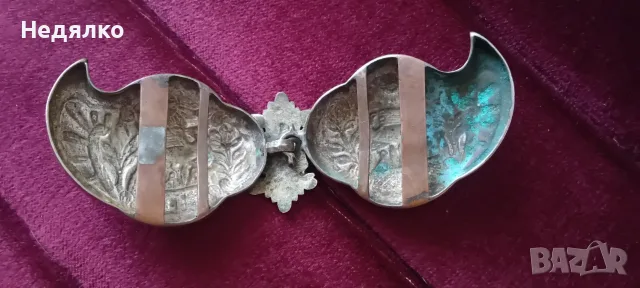 Сребърни пафти,Пазарджик,автентични,религиозни , снимка 6 - Антикварни и старинни предмети - 55338412