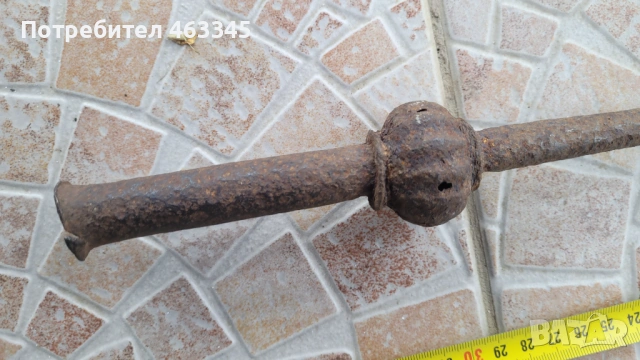 Нож, кама, кинжал, старинен персийски кончар, снимка 2 - Антикварни и старинни предмети - 54369547