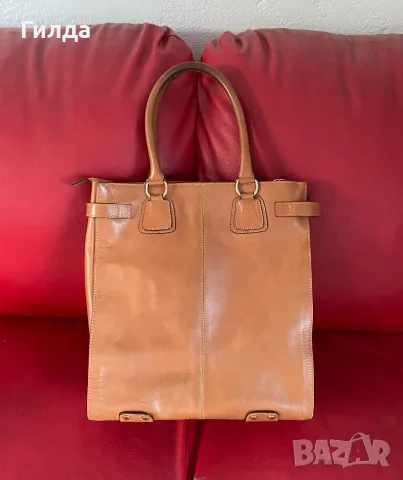 Massimo Dutti чанта естествена кожа, снимка 18 - Чанти - 55537685
